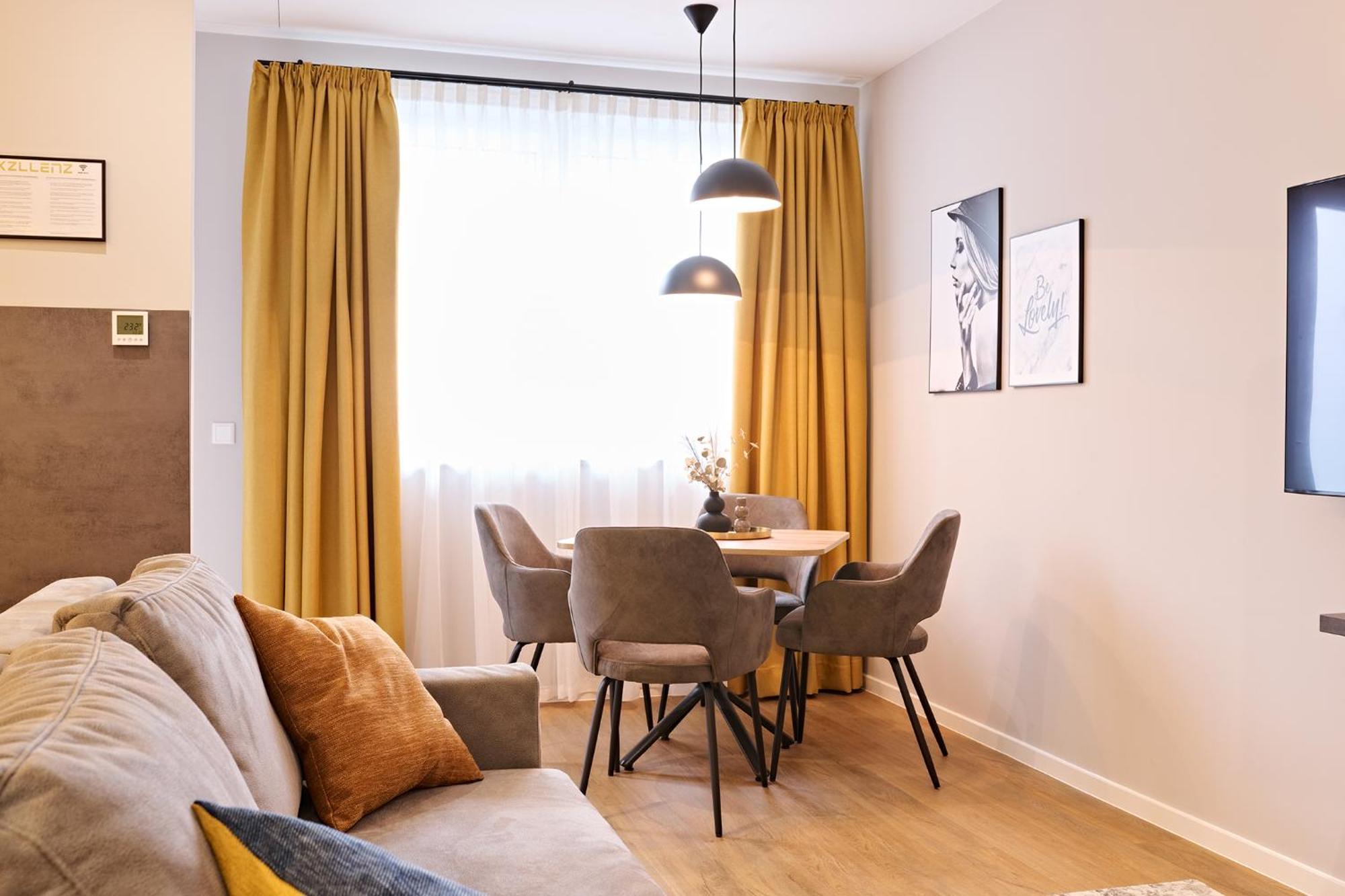 נירנברג Xzllenz Traum Studio-Apartment, Frei-Parken, U-Bahn, Kueche מראה חיצוני תמונה