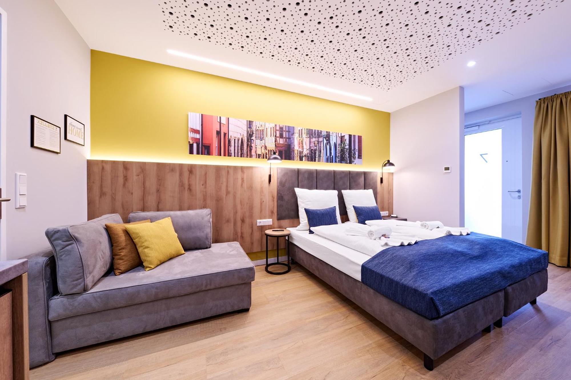 נירנברג Xzllenz Traum Studio-Apartment, Frei-Parken, U-Bahn, Kueche מראה חיצוני תמונה