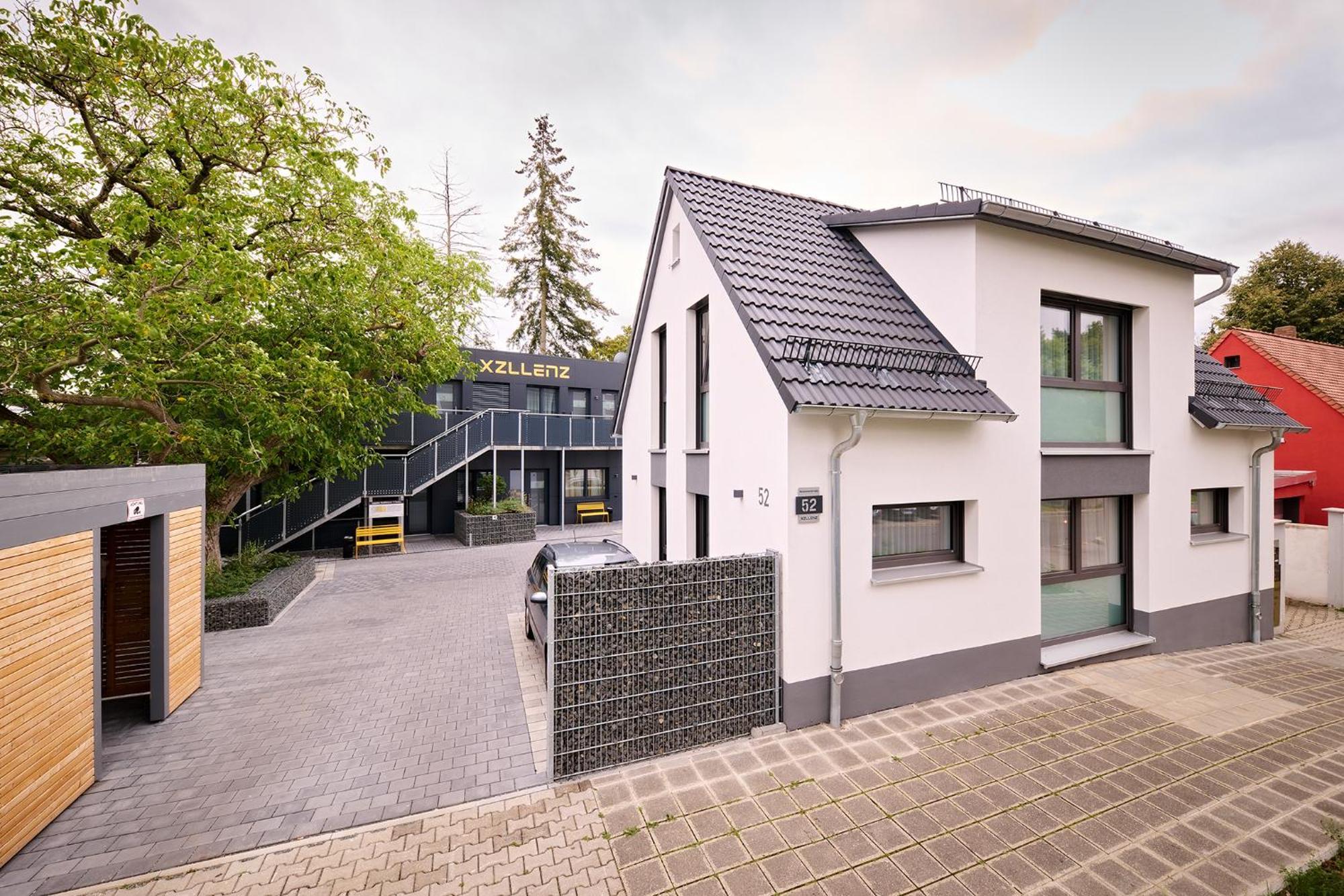 נירנברג Xzllenz Traum Studio-Apartment, Frei-Parken, U-Bahn, Kueche מראה חיצוני תמונה